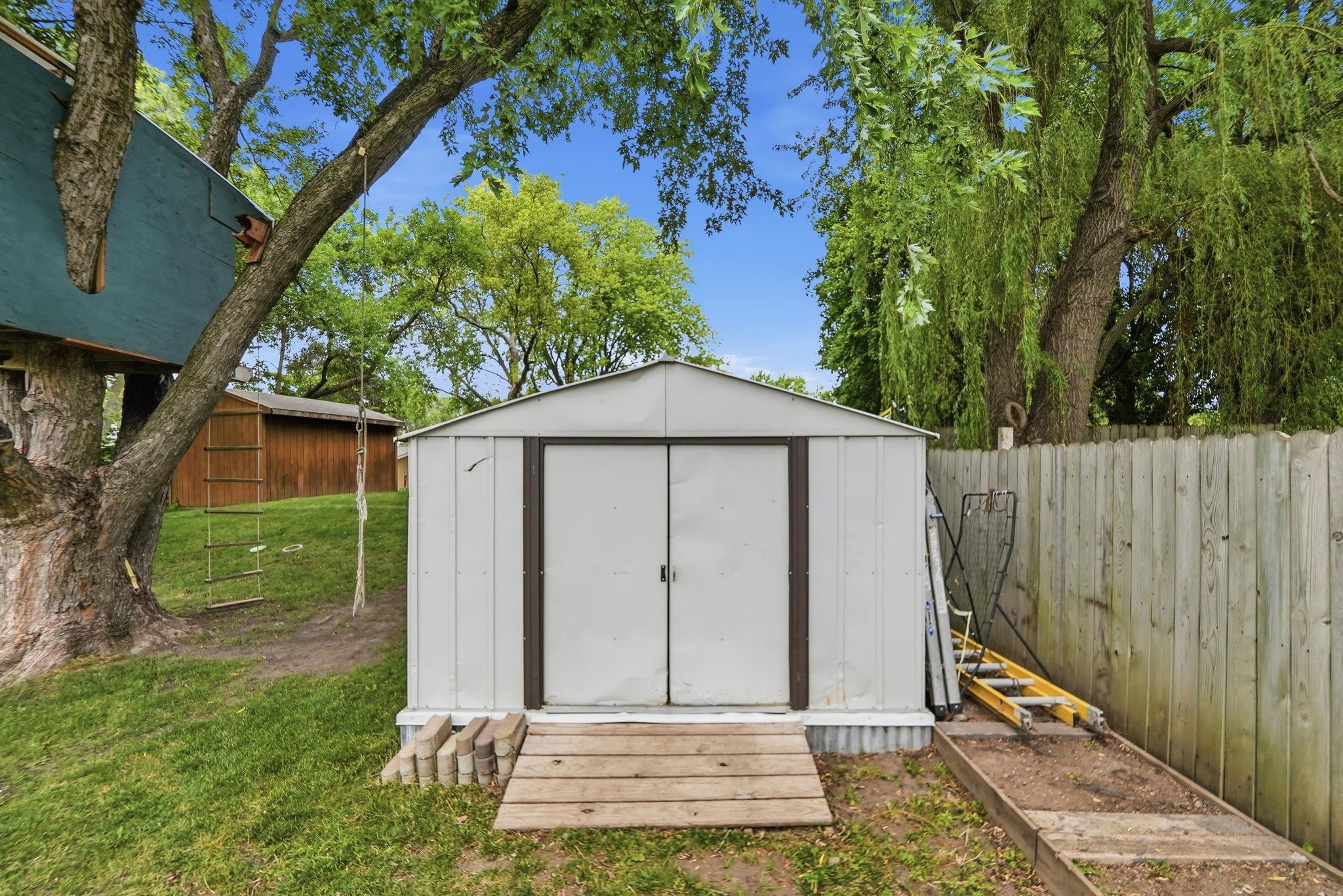 Shed in the Backyard