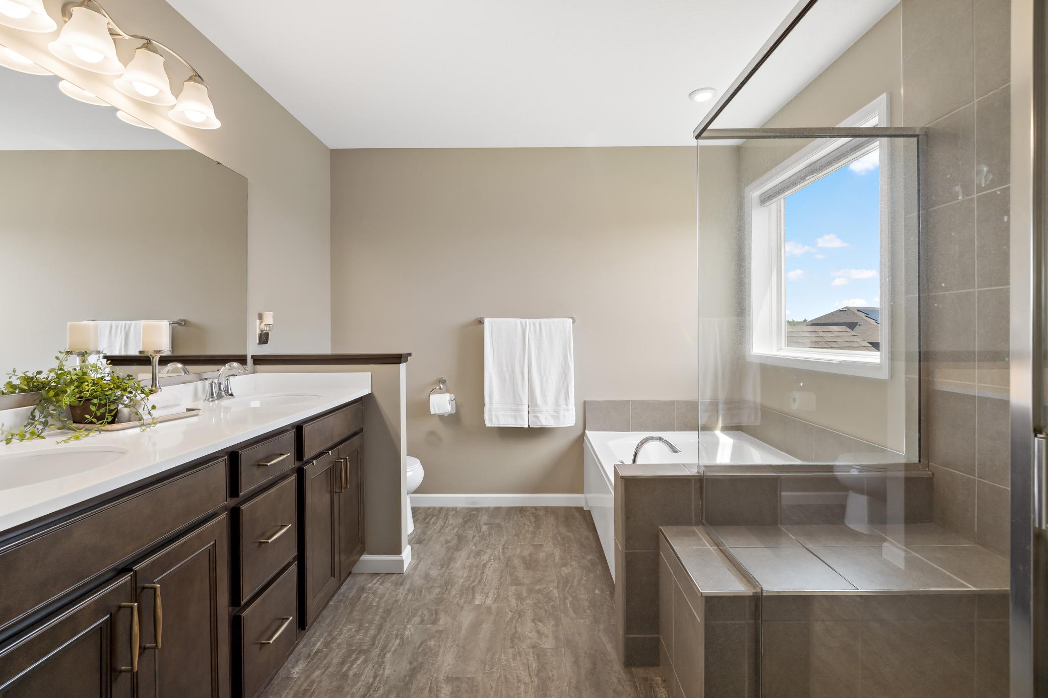 Private primary bath