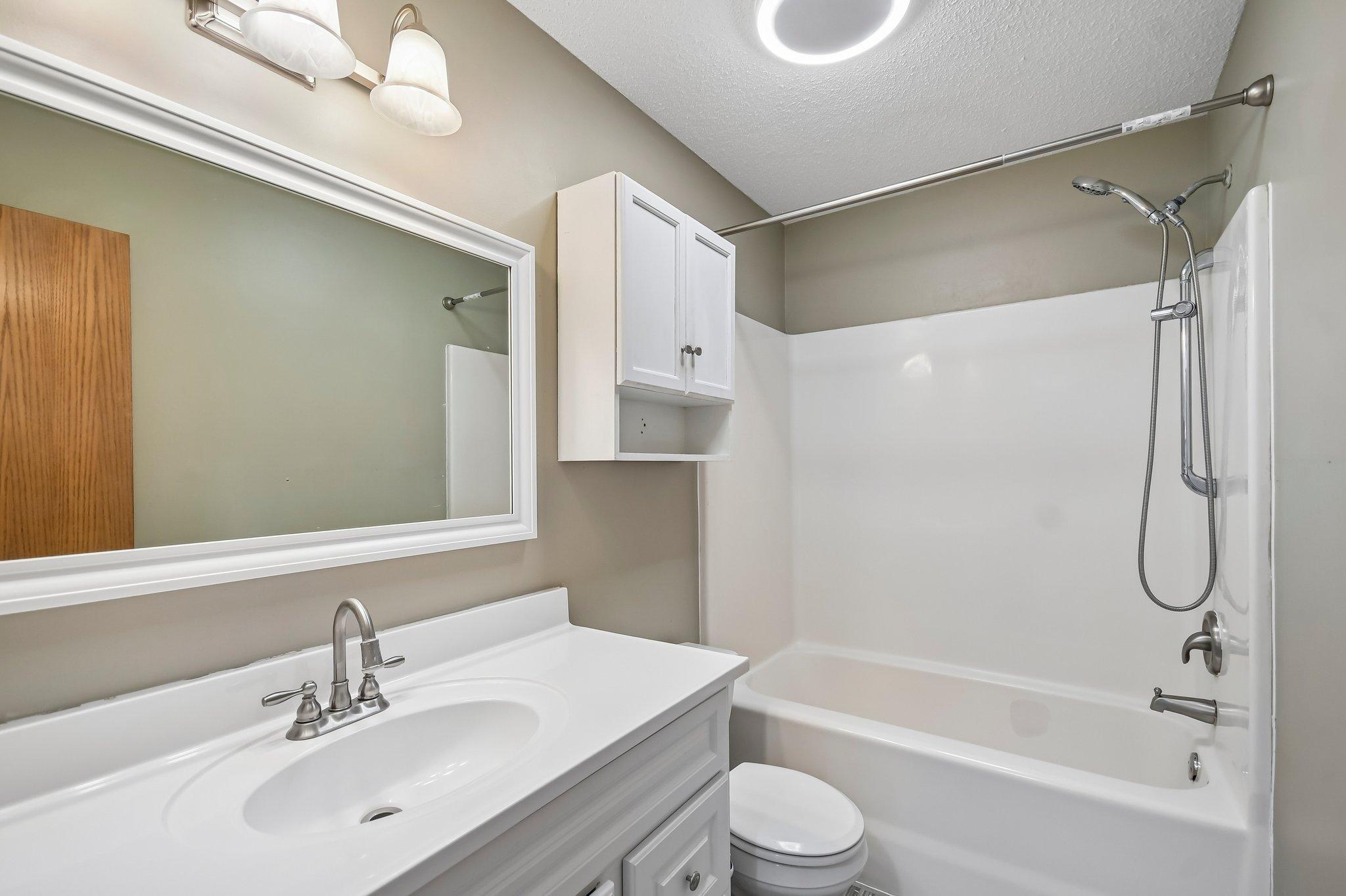 Upper level bathroom