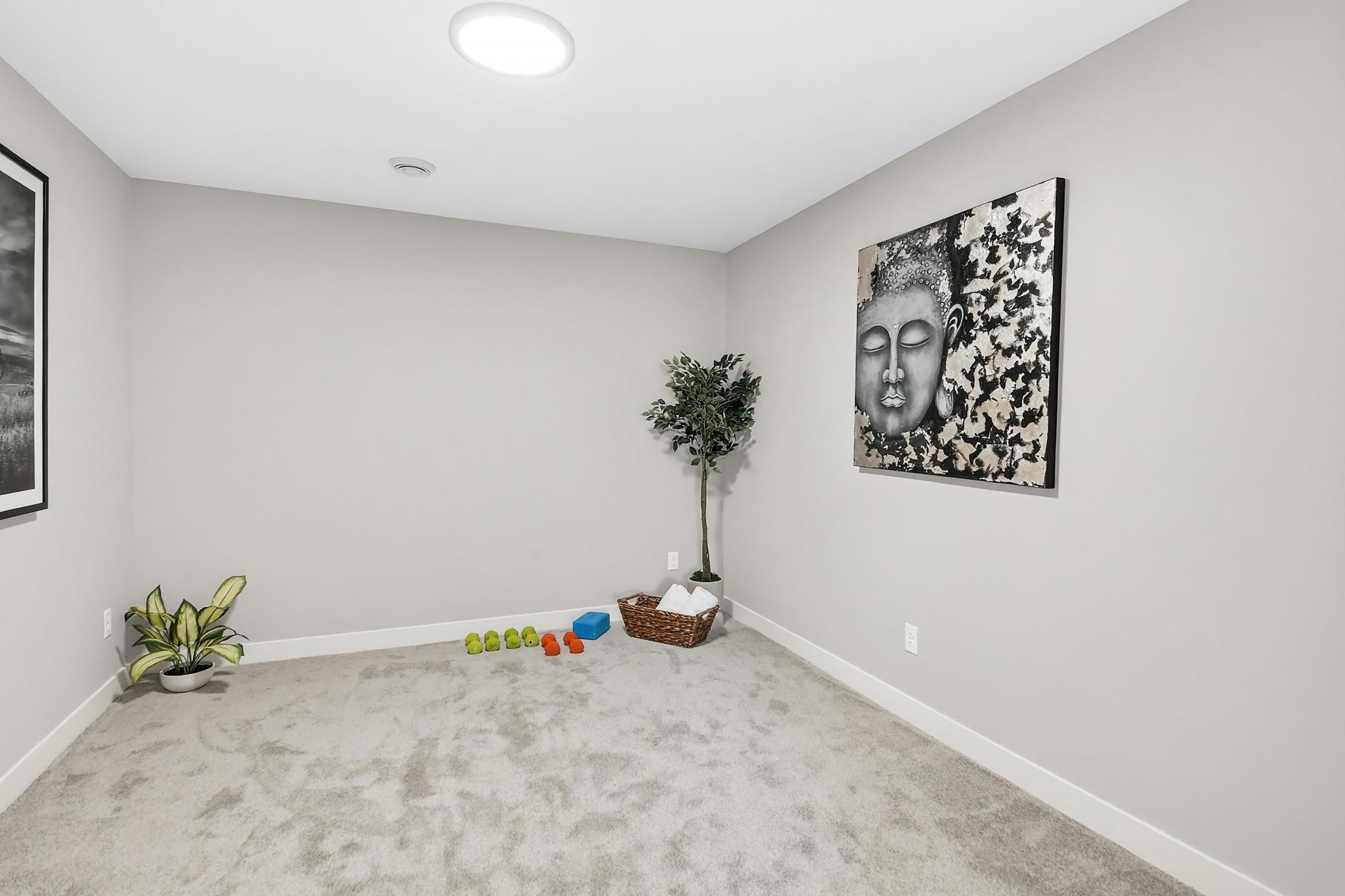 LL exercise room, office or yoga space.