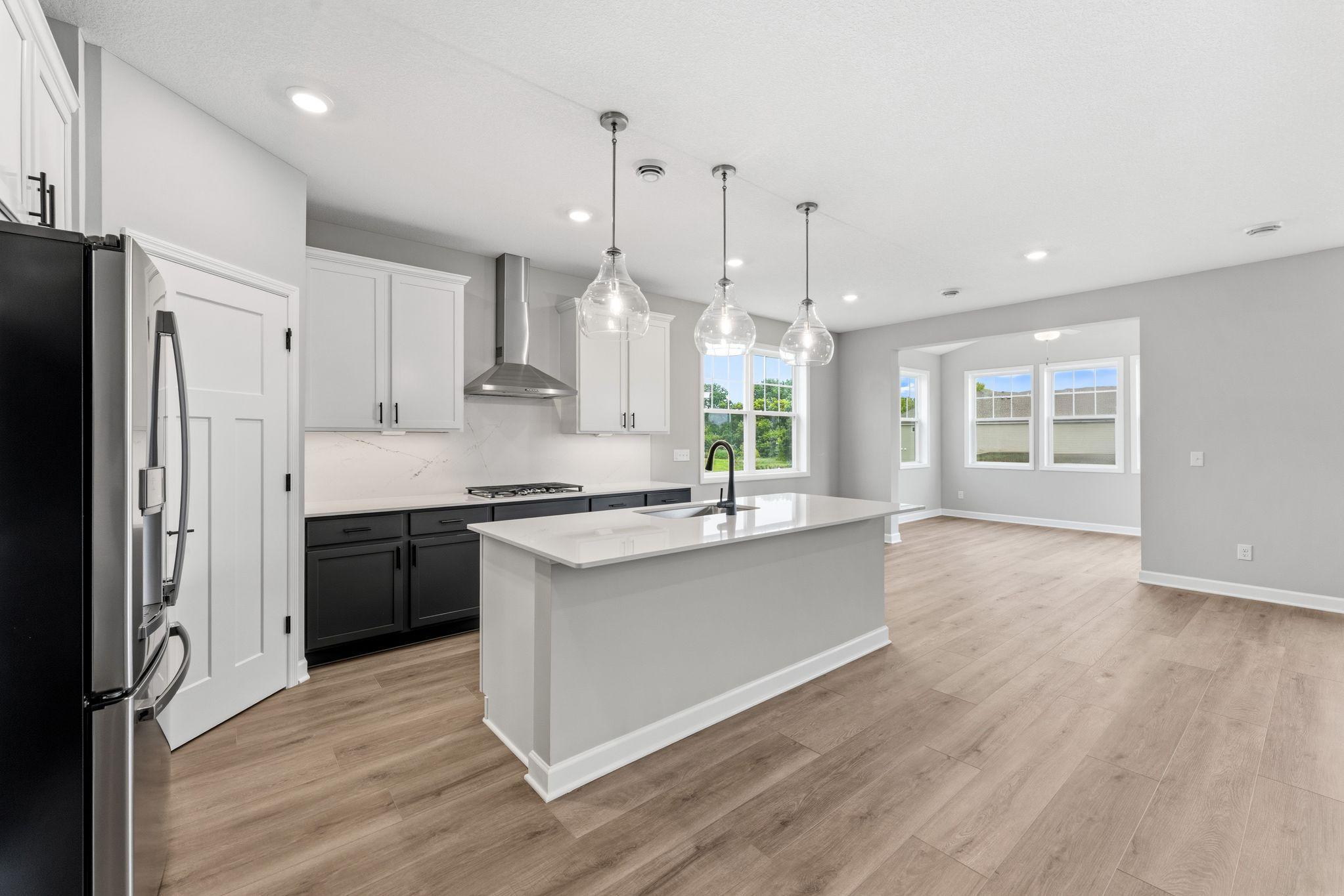 (All the following photos are of a similar home, actual finishes may vary.)