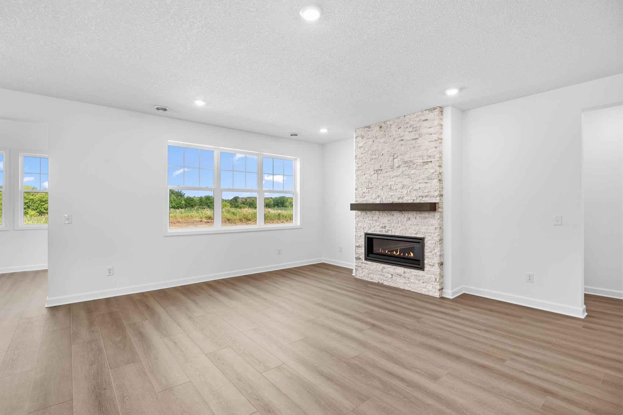 The Great Room is a comfortable retreat within the home, ideal for spending shared moments with loved ones.