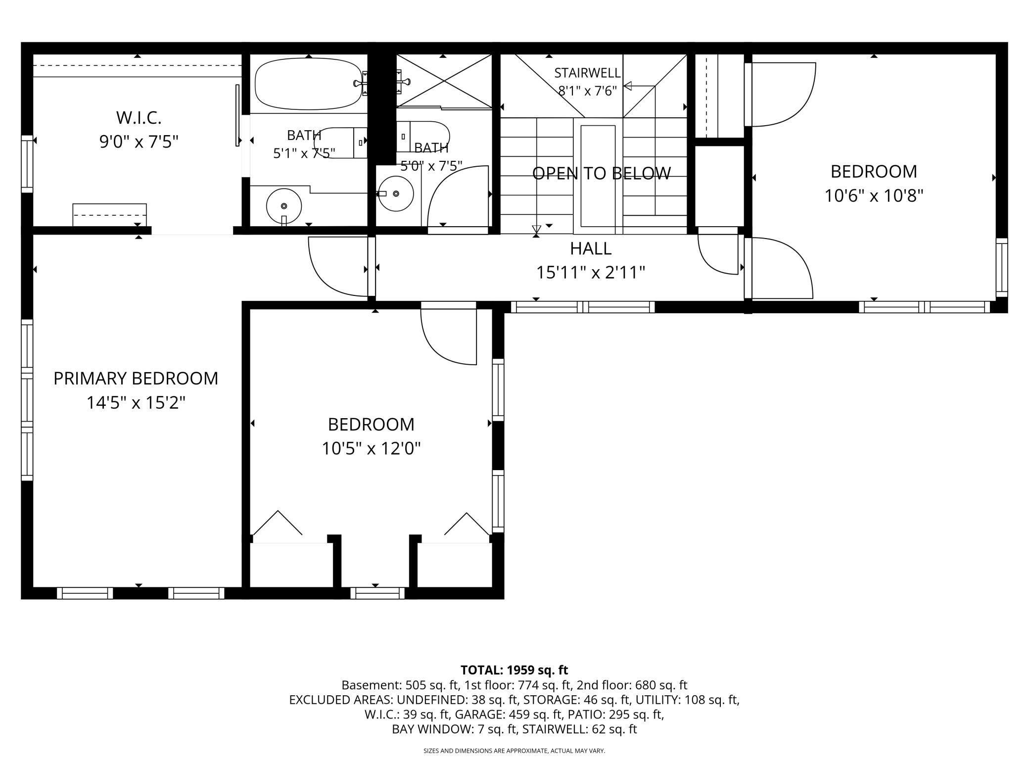 Floorplan Upper Level