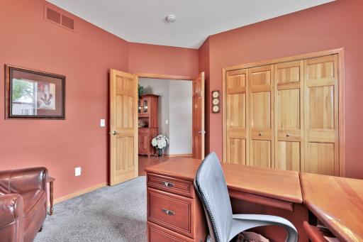 French doors to the Office/Bedroom off the foyer. Huge closets throughout the home.