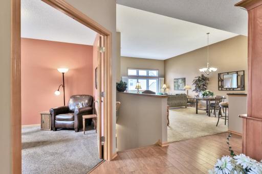 Entry Den/Flex room has a closet and could be used for additional 4th bedroom.