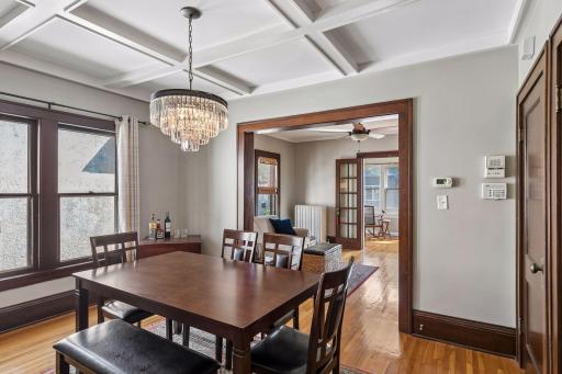This dining room is a generous sized room - ideal for entertaining & dinner parties
