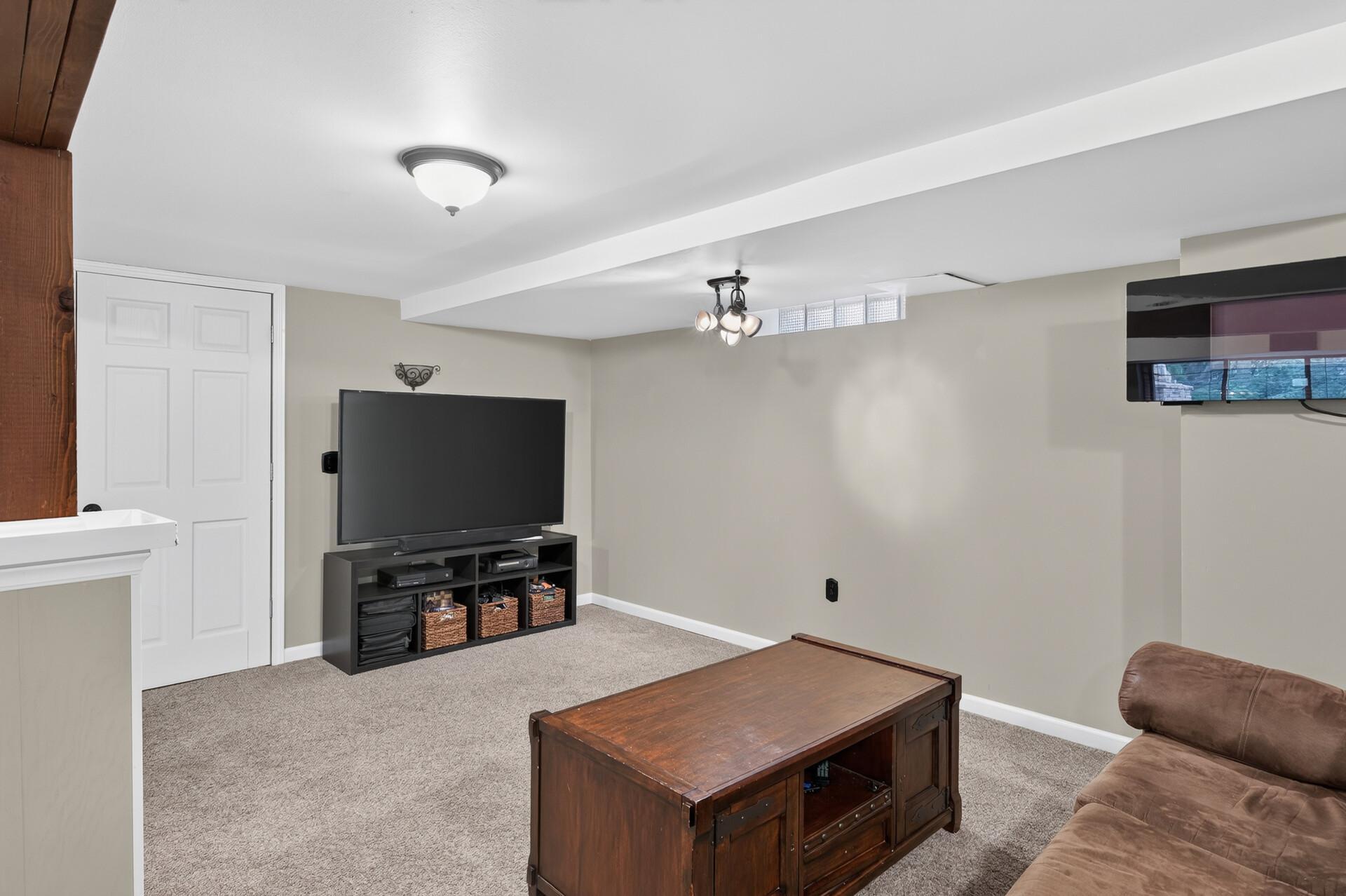 Lower level: large multi-use lower level