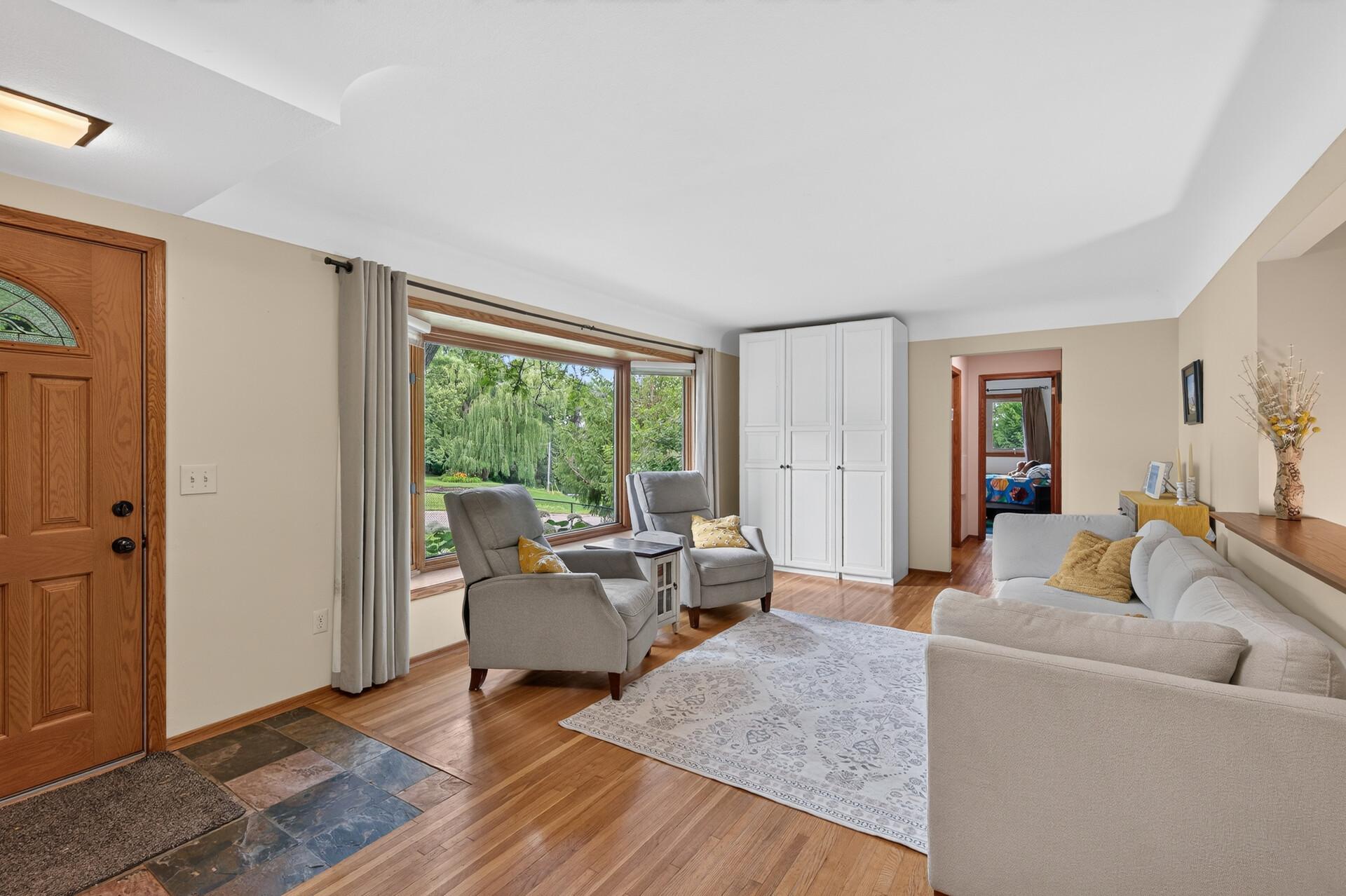 Main level: living room