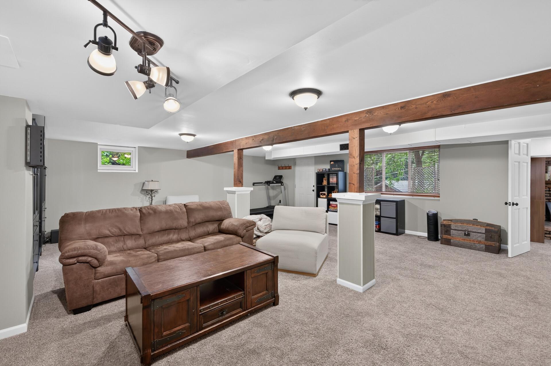 Lower level: large multi-use lower level
