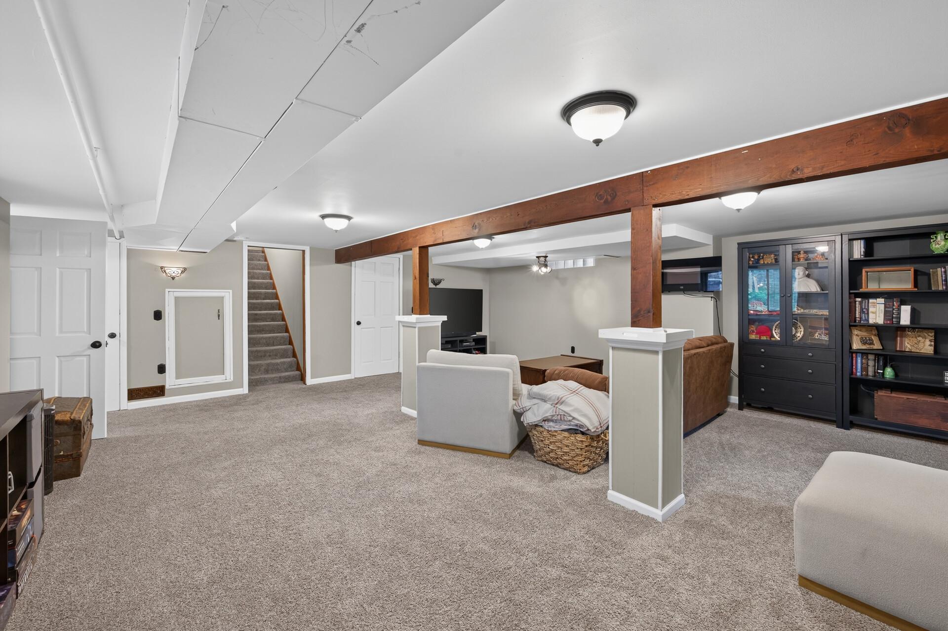 Lower level: large multi-use lower level