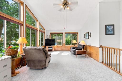 Vaulted ceilings and ample space to entertain.