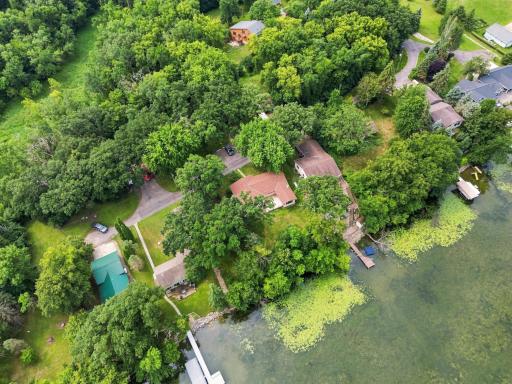 The current owner hasn't accessed the lake for a number of year, but the slope from the walkout to the lake is gradual and includes a concrete landing to enable future owners to easily put in their dock and watercrafts.