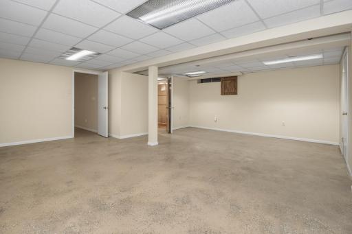 Lower level rec room