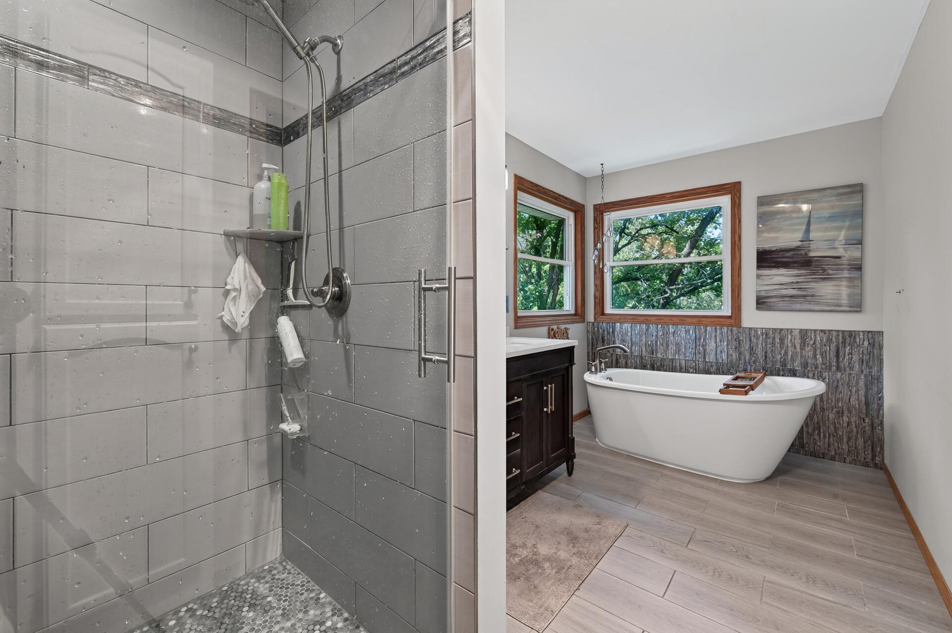 Spacious Primary Suite featuring two walk-in closets and a private en suite bath.