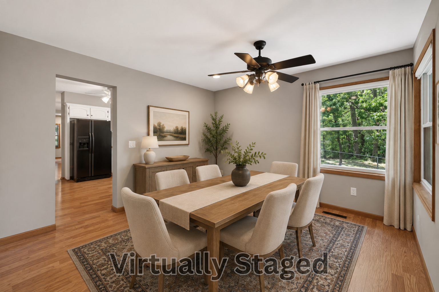 Informal Dining Room - Virtually Staged