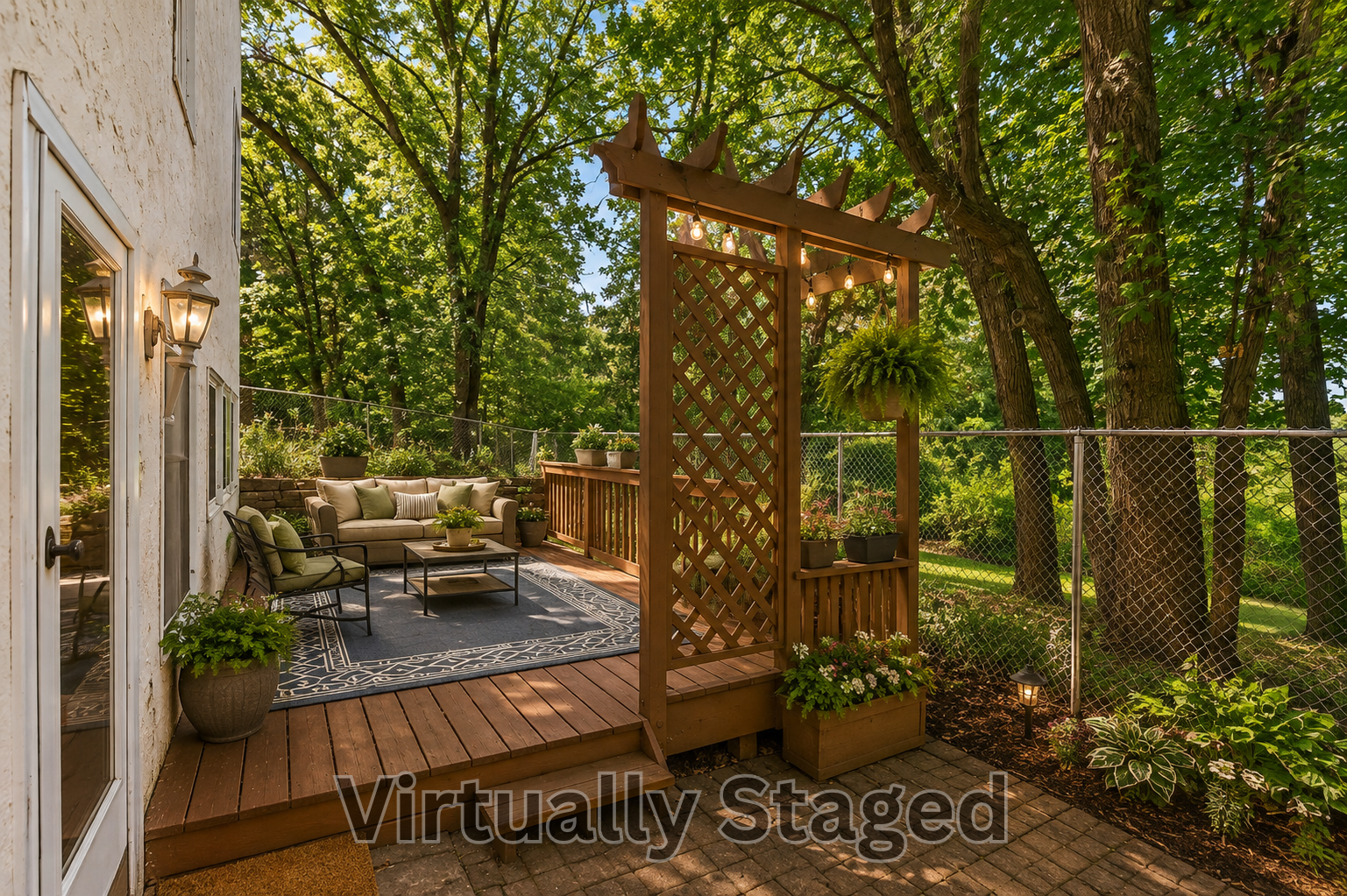 Side Deck - Virtually Staged