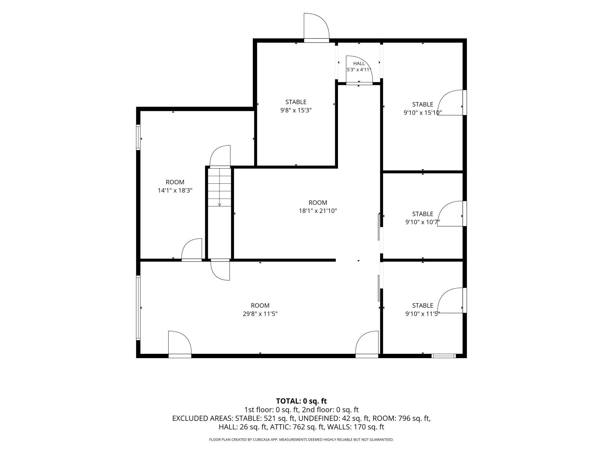Stall Barn Floor Plans