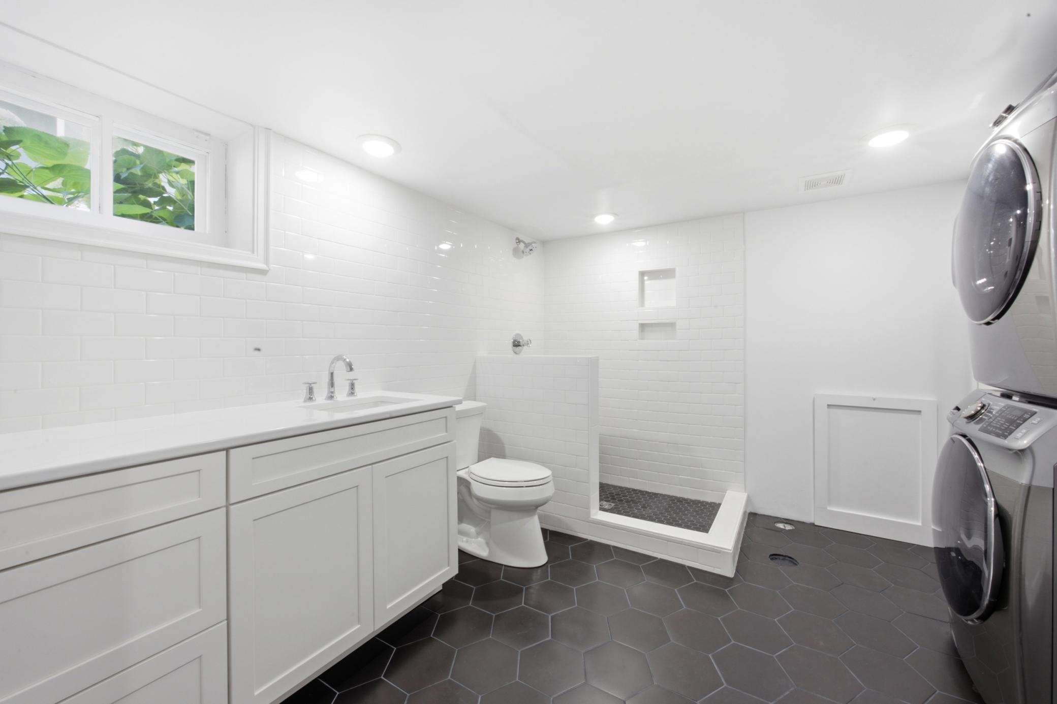 Bathroom in lower level