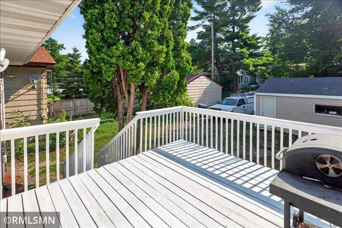 Back yard deck