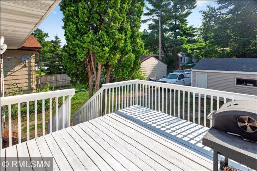 Back yard deck