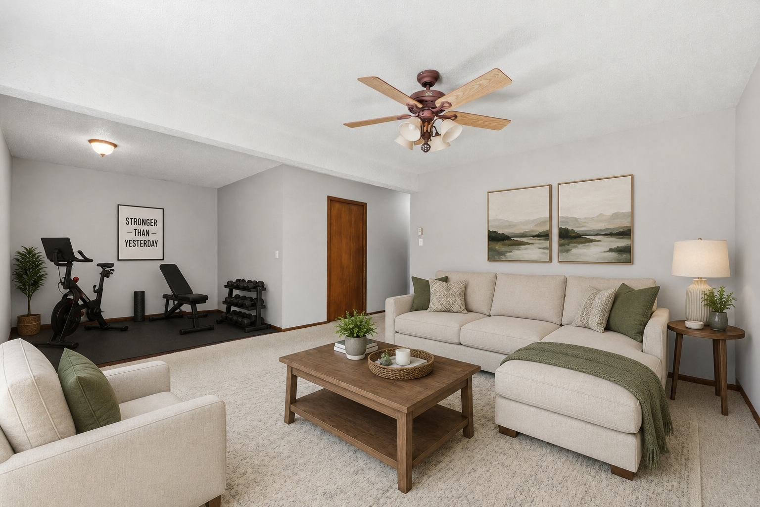 Virtually Staged - Family Room