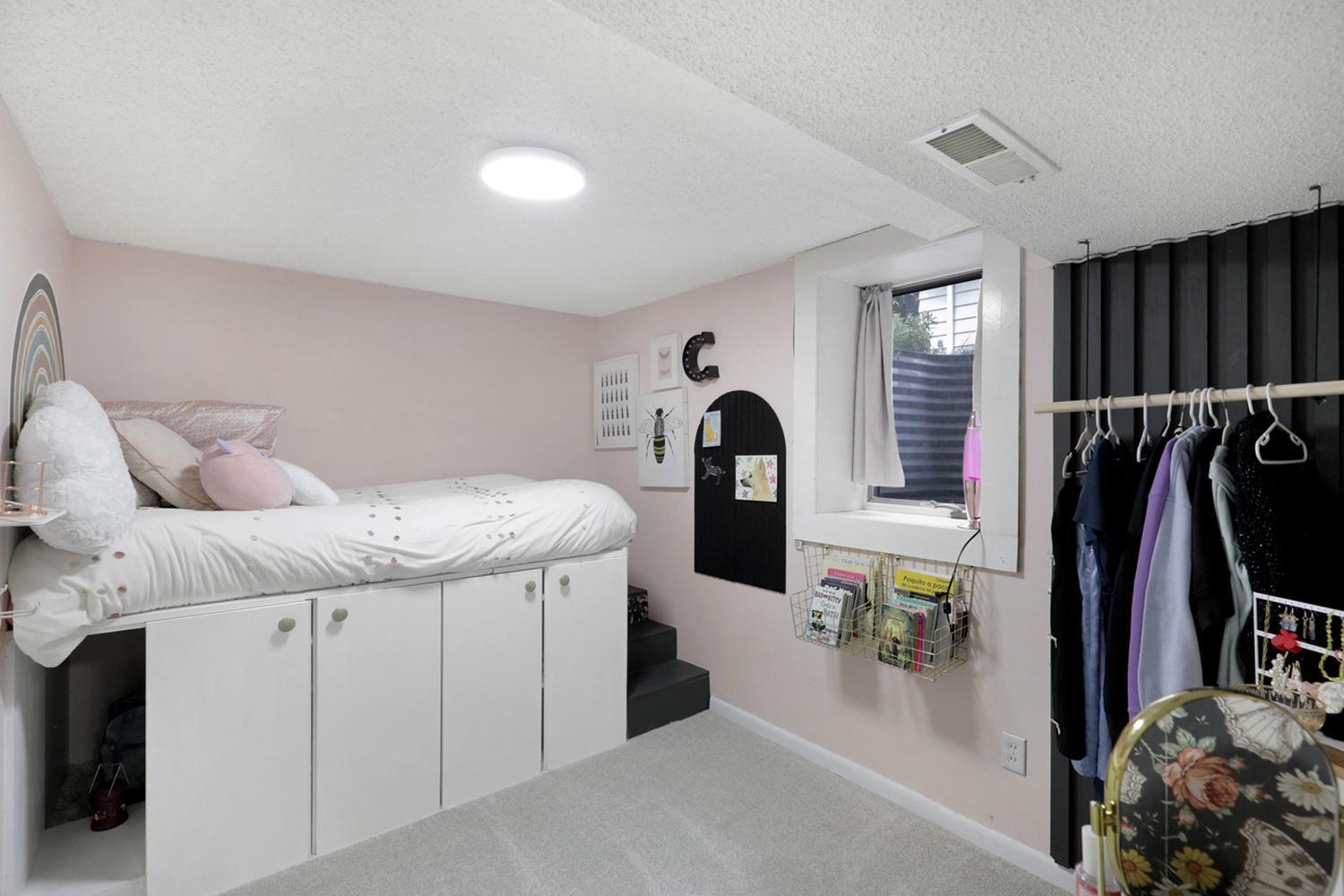 Lower level bedroom