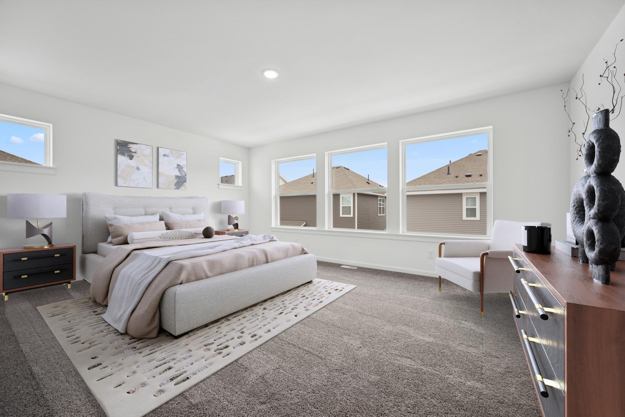 Ideas for your new place to rest! Pictures are of a previous Pryor home.