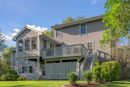 A view of the back of the home!
