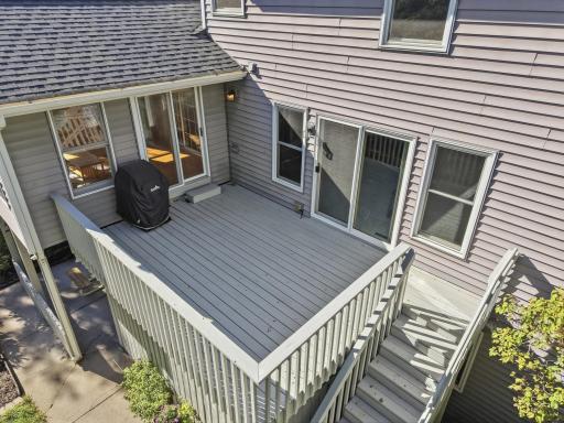 The deck was refinished and repainted in 2024.