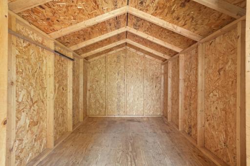Storage shed.