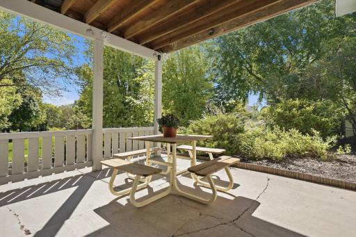 Patio area.