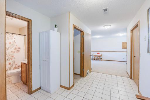 Downstairs hallways, view from laundry room (no AI)
