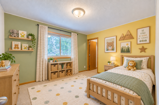 2nd bedroom (AI limited to furniture and accessories)