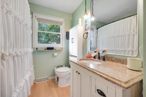 Updated full bath upstairs