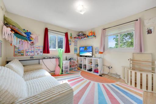 This BR is currently being used as a multi-purpose playroom