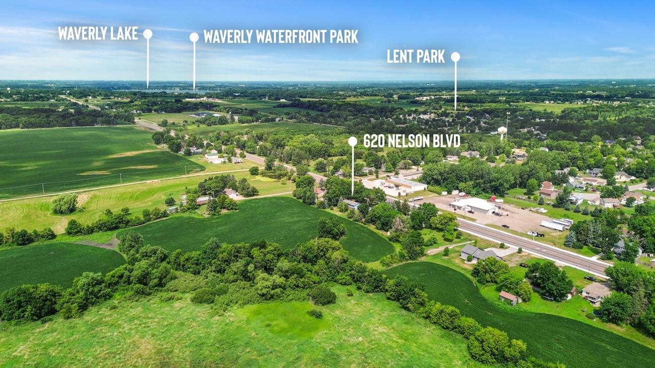 Waverly Lake and Waterfront Park is 5 minutes away to the west