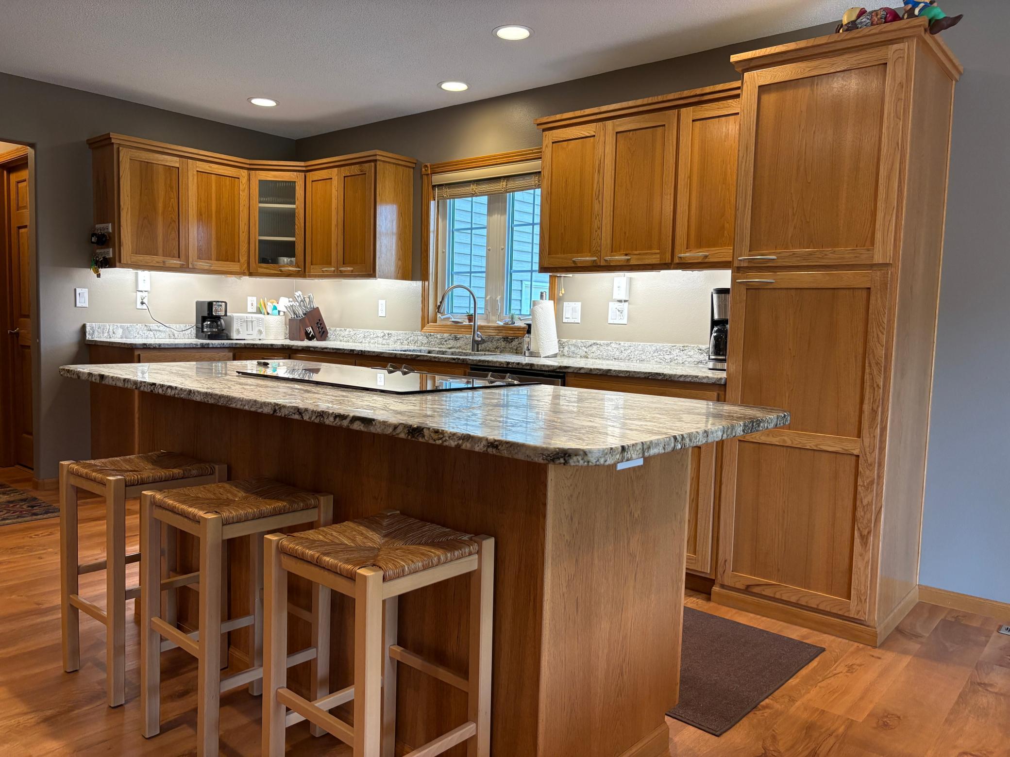 Kitchen Island And Pantry.JPG