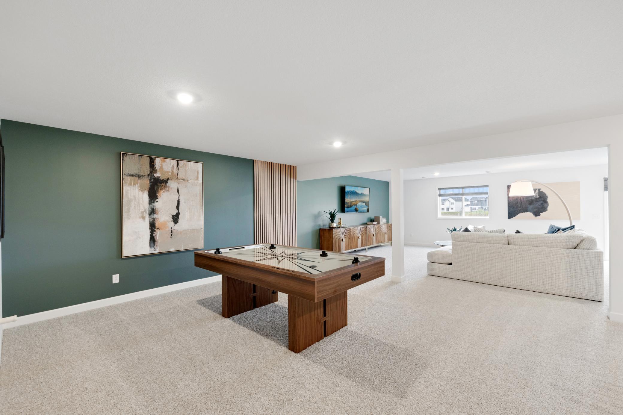 (Photo of a decorated model, actual home's finishes will vary slightly)