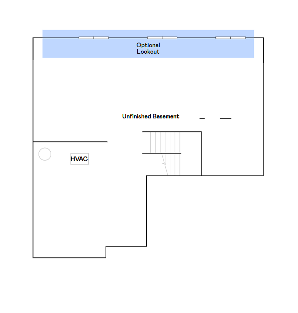 Lewis basement floorplan