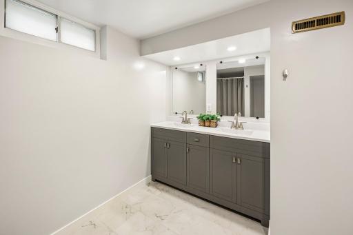 Lower Level Bathroom.