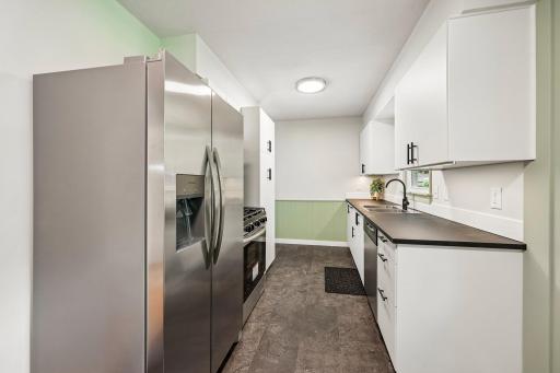 Kitchen to Side Door.