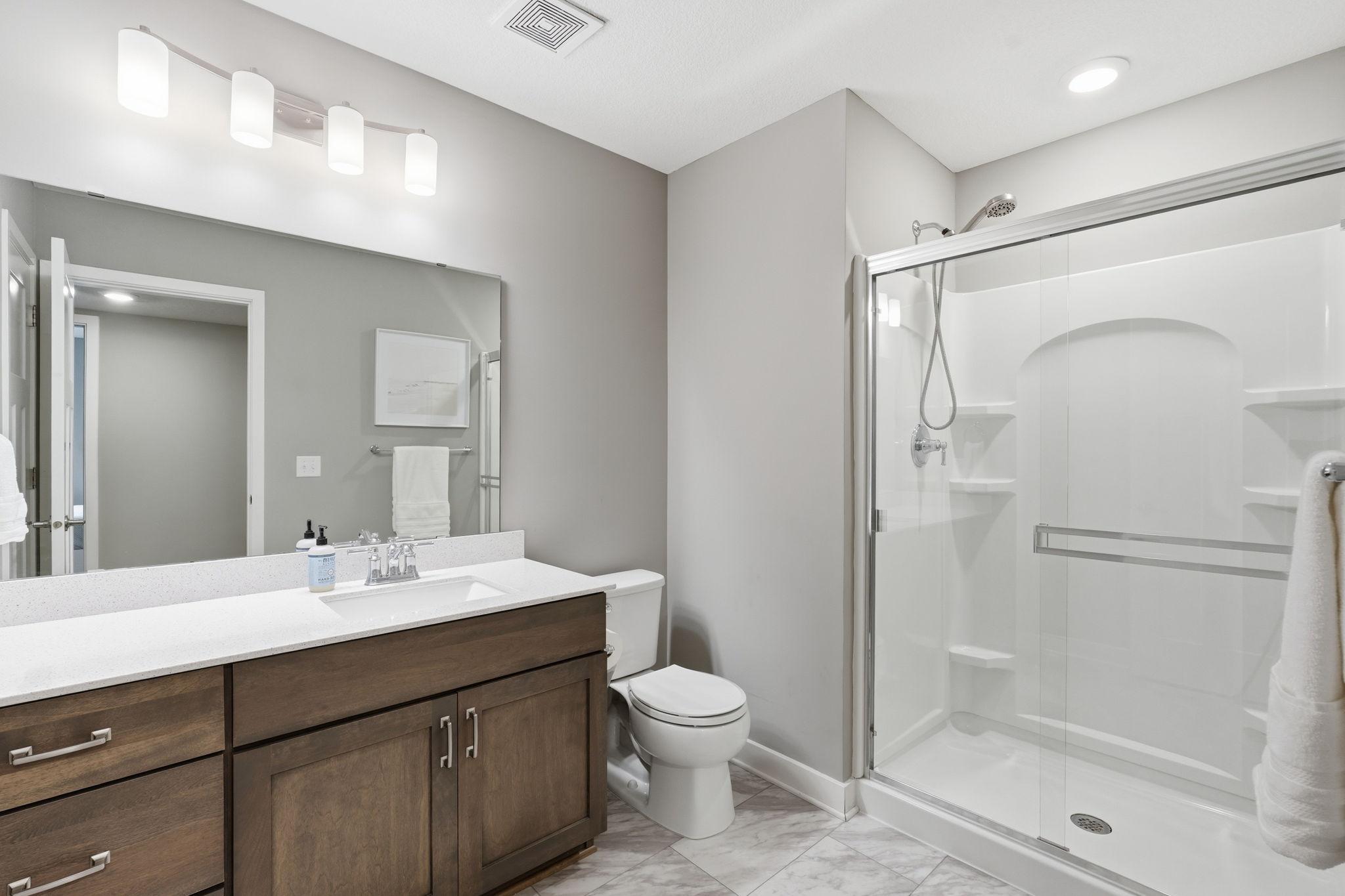 Lower Level 3/4 Bathroom