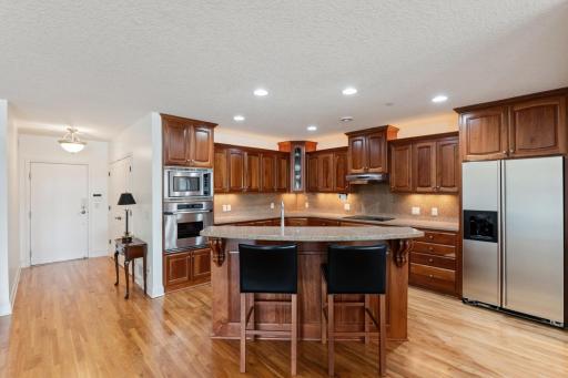 Kitchen includes center island perfect for entertaining