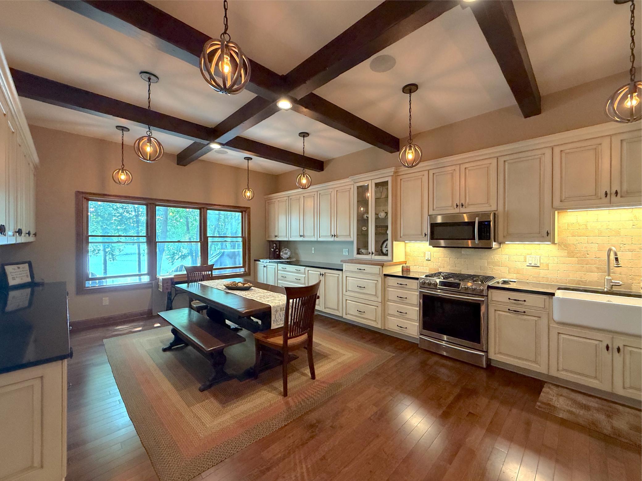 The fully equipped second kitchen on the walkout lower level is perfect for entertaining guests, hosting extended family, or multi-generational living.