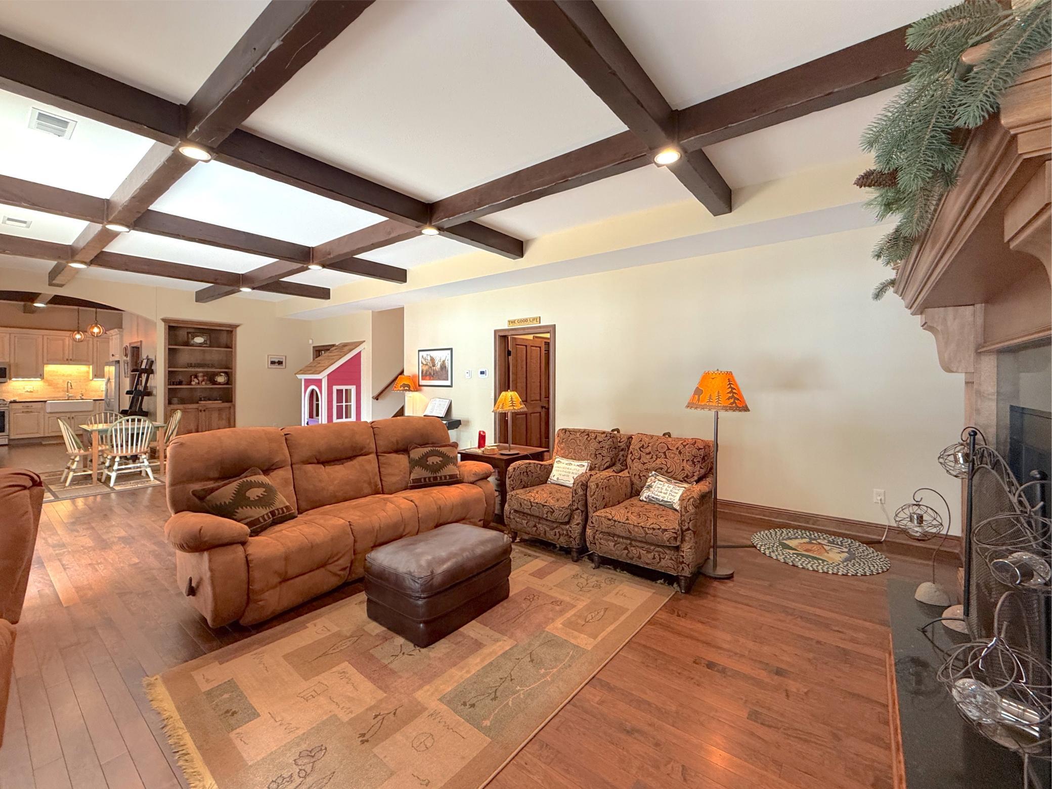 Enjoy year-round comfort in the finished basement, where thoughtful design and expansive gathering spaces create the perfect setting for family and friends.