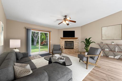 Living Room - Virtually Staged