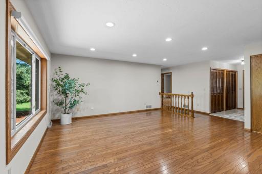 Beautiful main level living hardwood flooring.