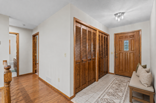 Welcome home! Tiled foyer and huge entry closet space. (Virtually stage to highlight this home's features).