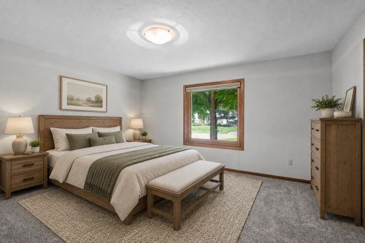 Unique floor plan, main level living! New carpeting and paint throughout. 3 bedrooms on the main level!