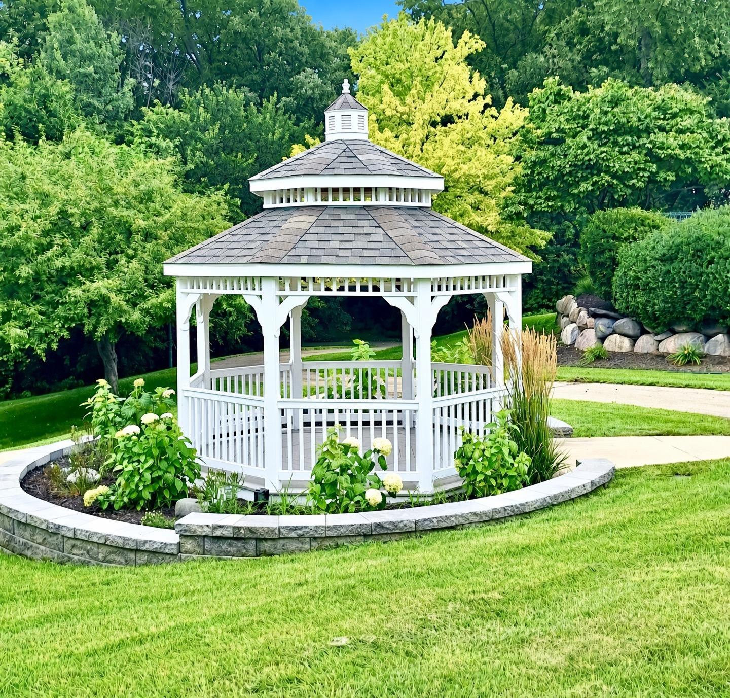 Gazebo in HOA-maintained park